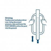 12211 - steel post driver instructions